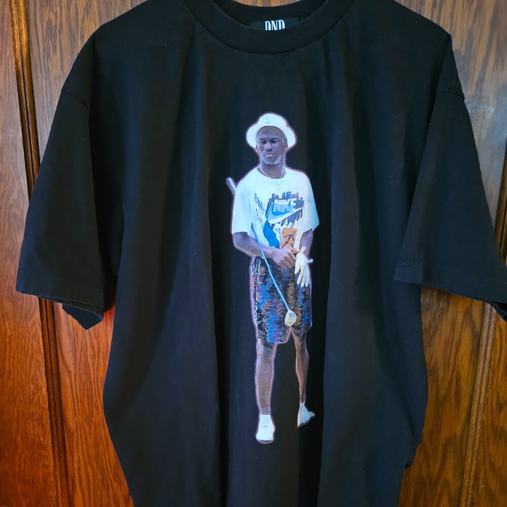 DND Do Not Disturb By Ferris Michael Jordan Golfing MJ T Shirt Sz 2XL
